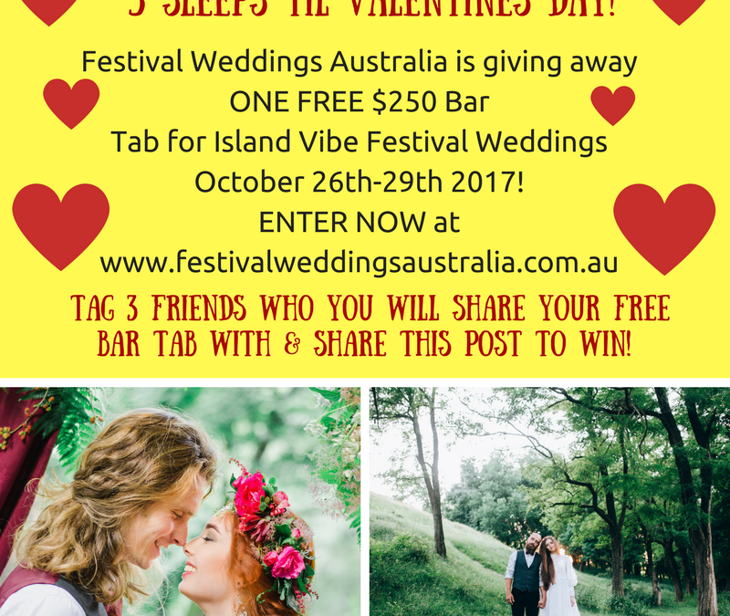 WIN A BAR TAB FOR YOUR ISLAND FESTIVAL WEDDING!